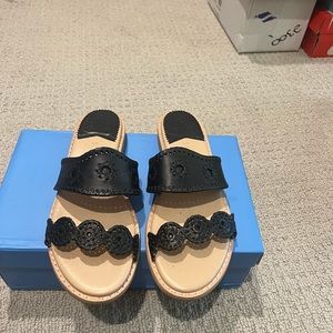 Jack Rogers Caroline black sandal